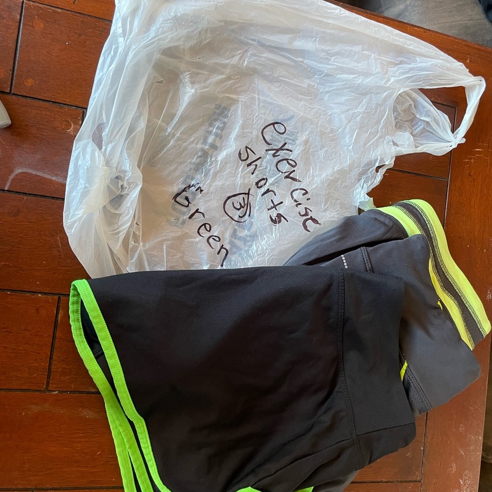 Champion Women's Black and Gray Skorts with Neon Accents - Picture 11 of 11
